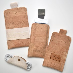 Handyhüllen & Kabelbinder aus&nbsp;Kork